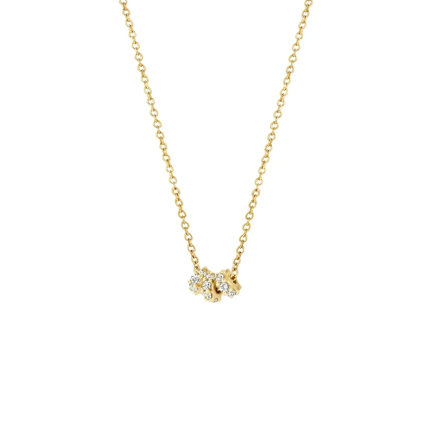 Blush - Collier - Or Jaune 14k, zircon (3136YZI)