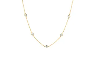 Blush - Collier - Or Jaune 14k, zircon (3172YZI)