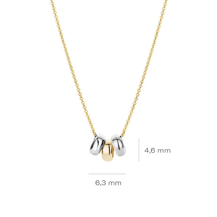 Blush - Collier - Or Jaune et Blanc 14k (3055BGO)