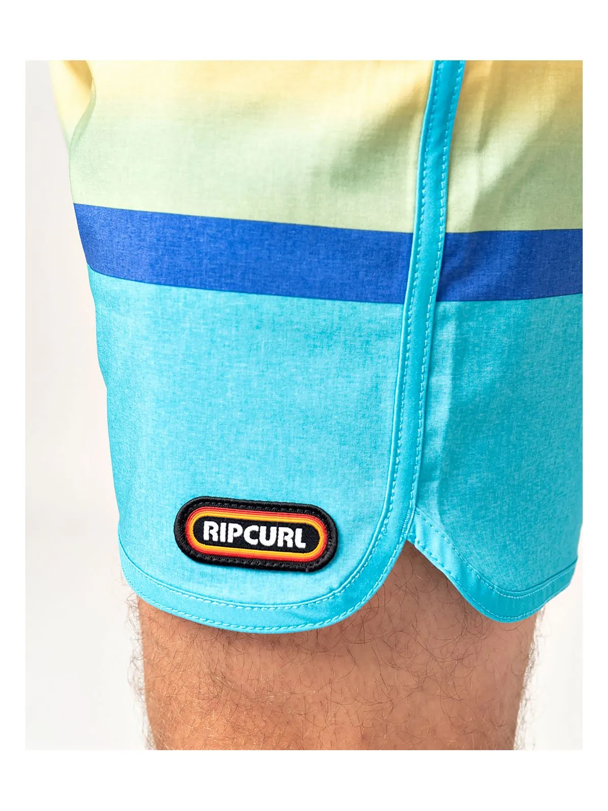 Boardshorty męskie surfingowe RIP CURL MIRAGE RETRO SORBET 16'' niebiesko żółte