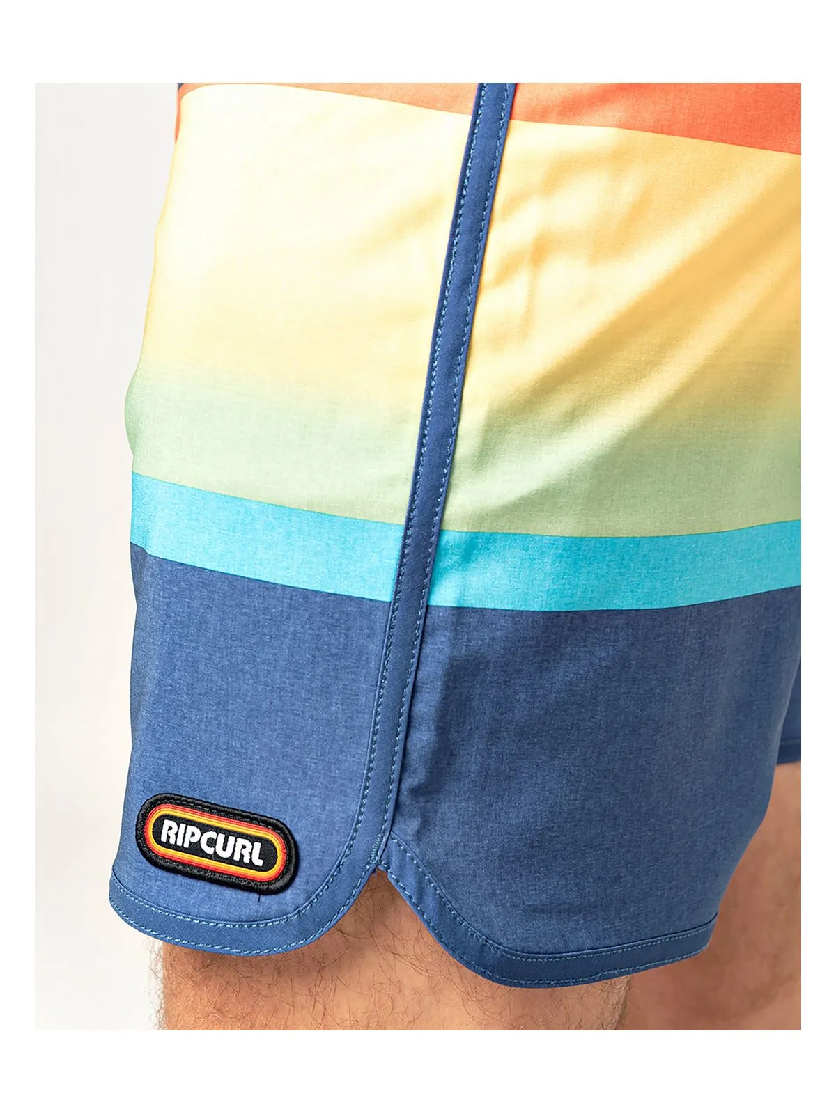Boardshorty męskie surfingowe RIP CURL MIRAGE RETRO SORBET 16'' niebiesko żółte