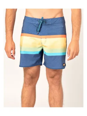 Boardshorty męskie surfingowe RIP CURL MIRAGE RETRO SORBET 16'' niebiesko żółte