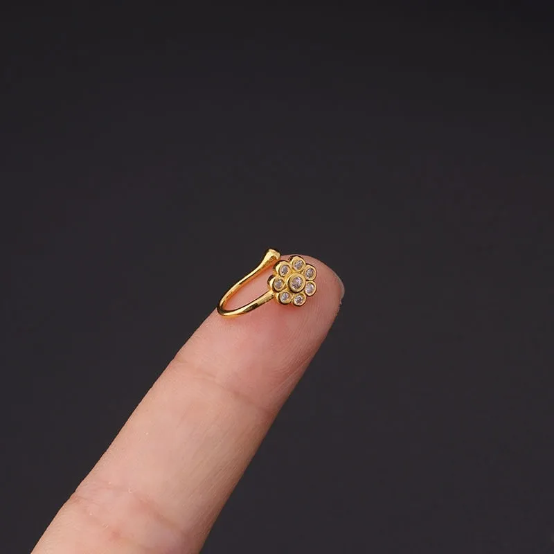 BodiModi Nose Ring Gold Clips