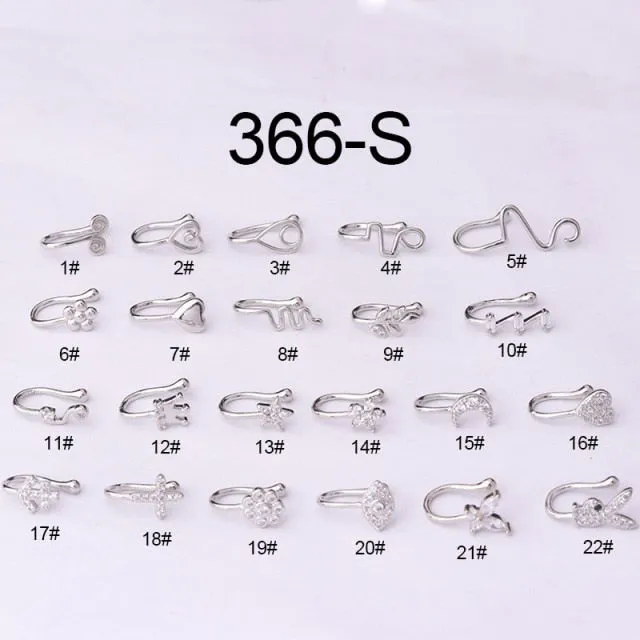 BodiModi Nose Ring Gold Clips