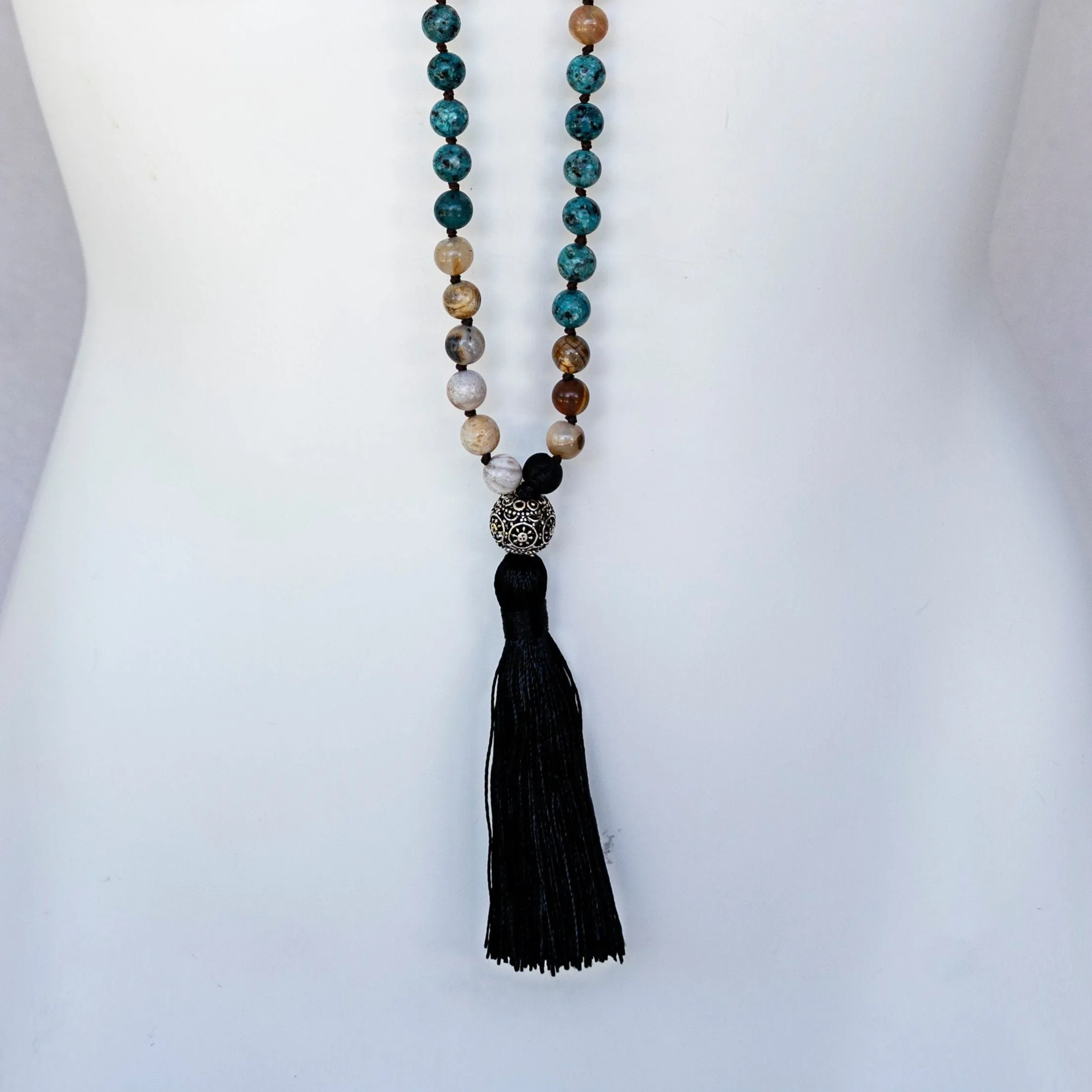 Boho & Mala Tribal Mala 108 Meditation Necklace TN10060