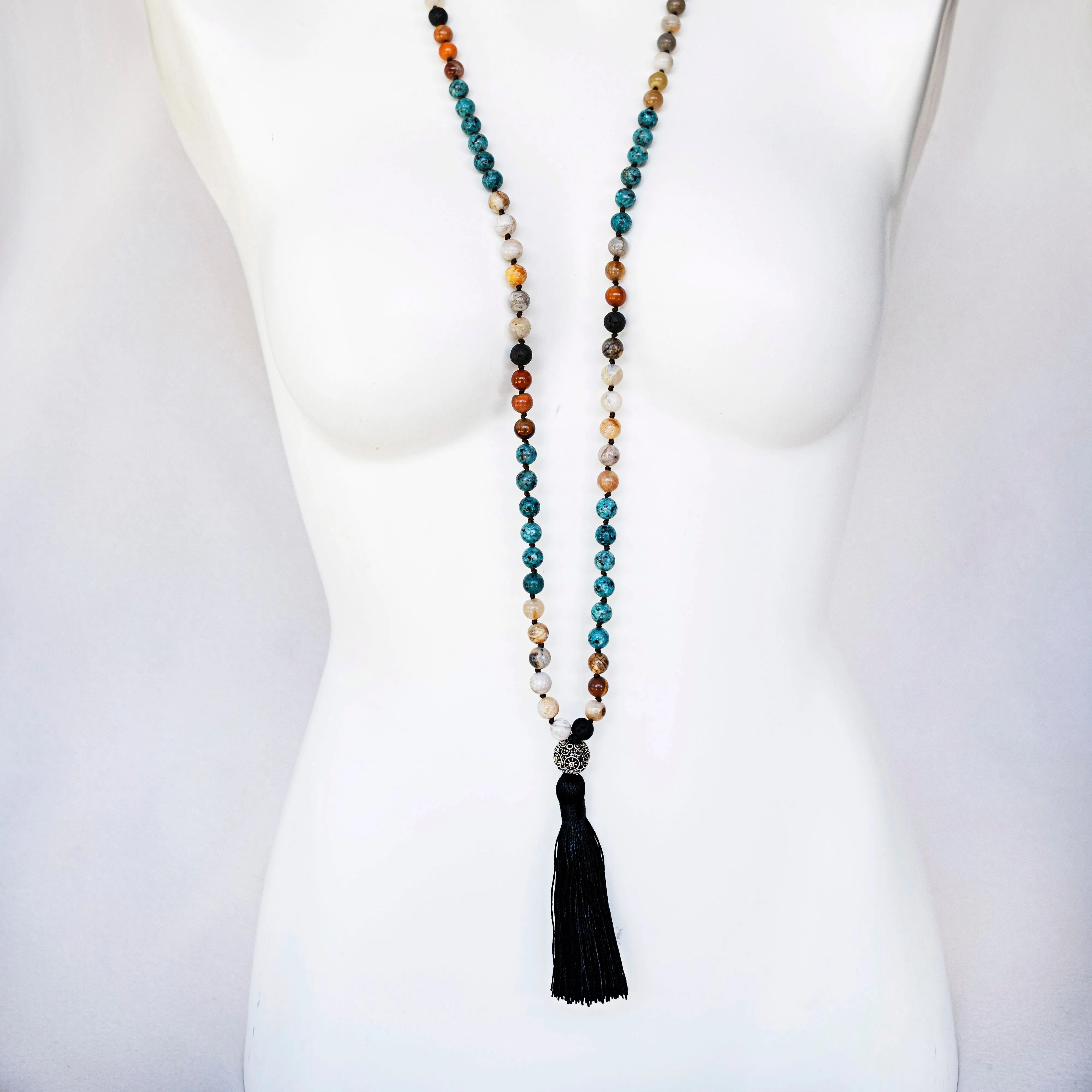 Boho & Mala Tribal Mala 108 Meditation Necklace TN10060