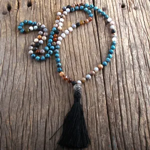 Boho & Mala Tribal Mala 108 Meditation Necklace TN10060
