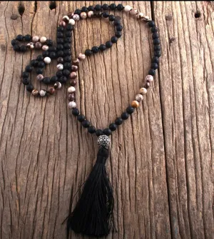 Boho & Mala Tribal Mala 108 Meditation Necklace TN10061