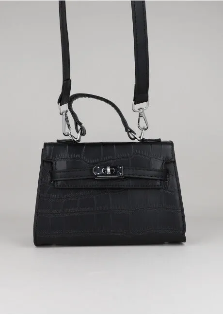 Bolsa Crossbody Estructurada Textura