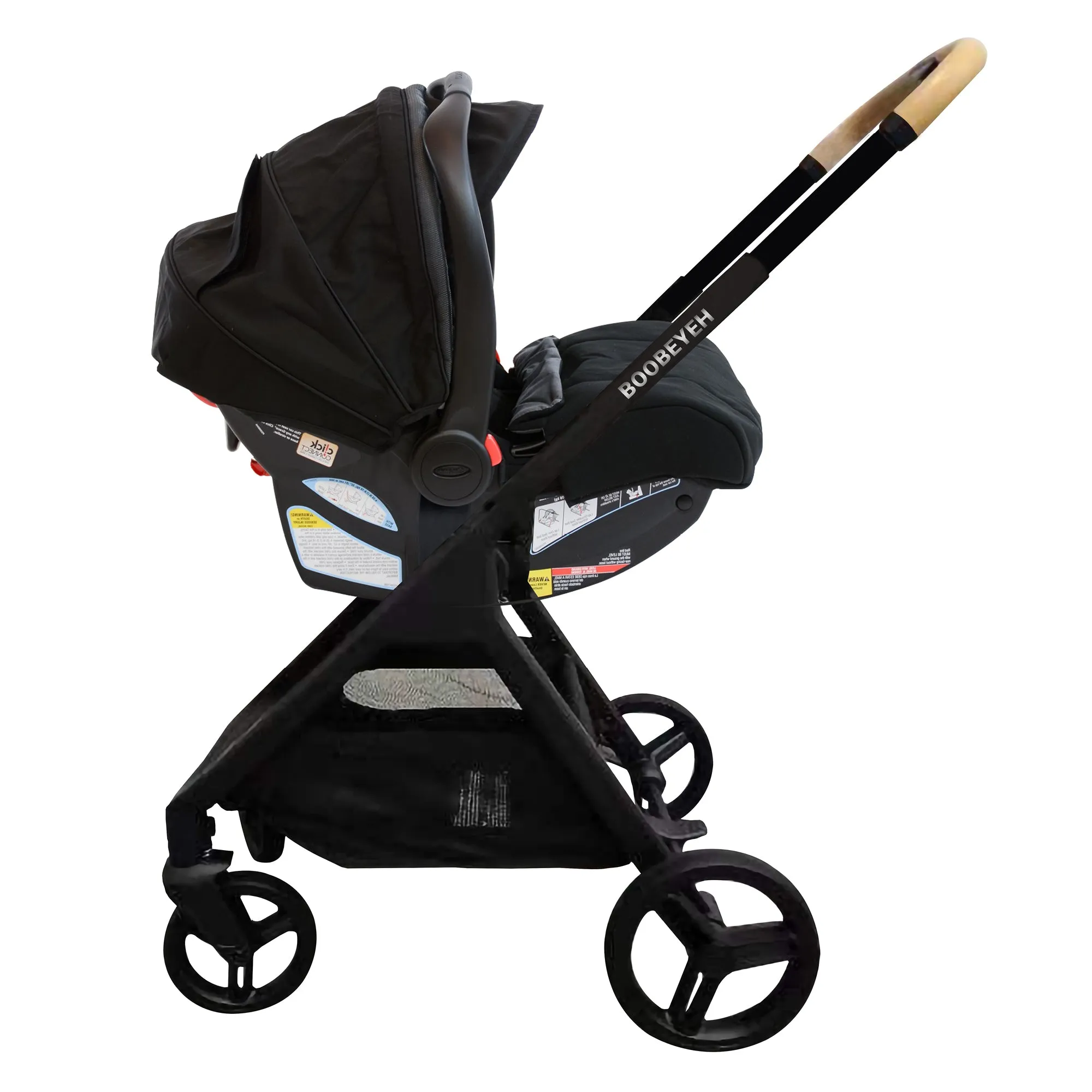Boobeyeh stroller s1 black and gray