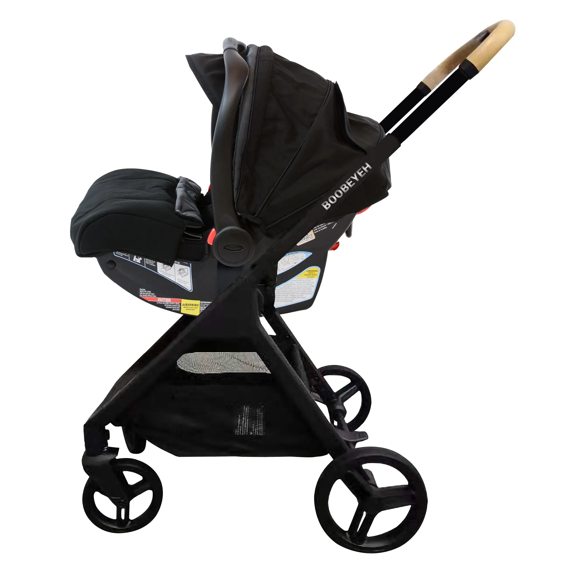 Boobeyeh stroller s1 black and gray