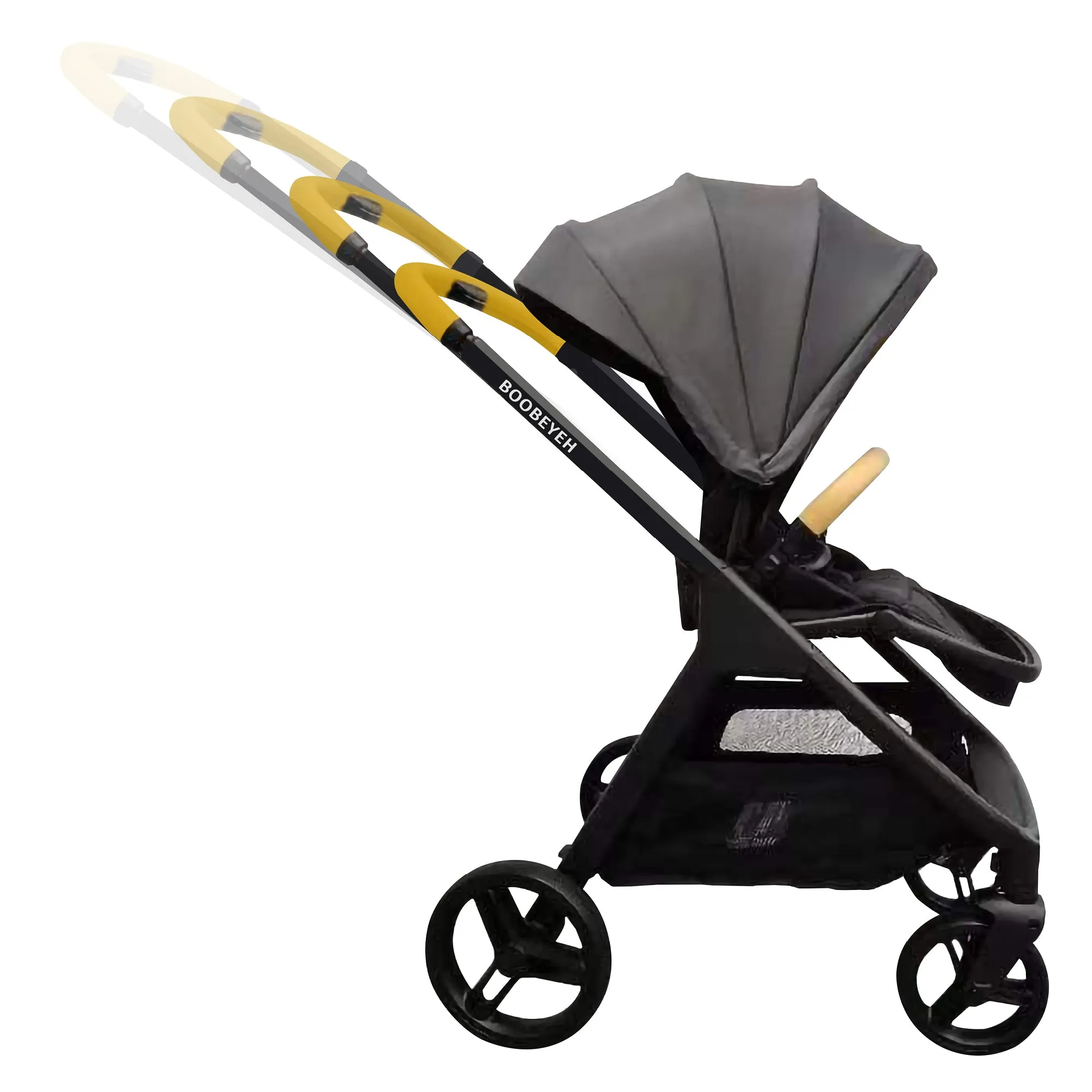 Boobeyeh stroller s1 black and gray