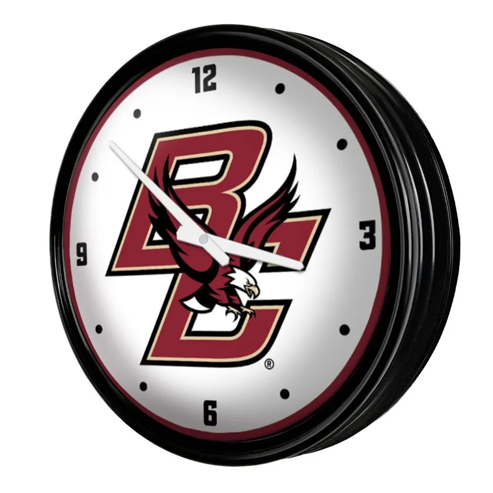 Boston College Eagles: Retro Lighted Wall Clock