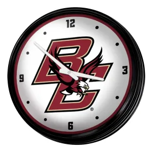 Boston College Eagles: Retro Lighted Wall Clock
