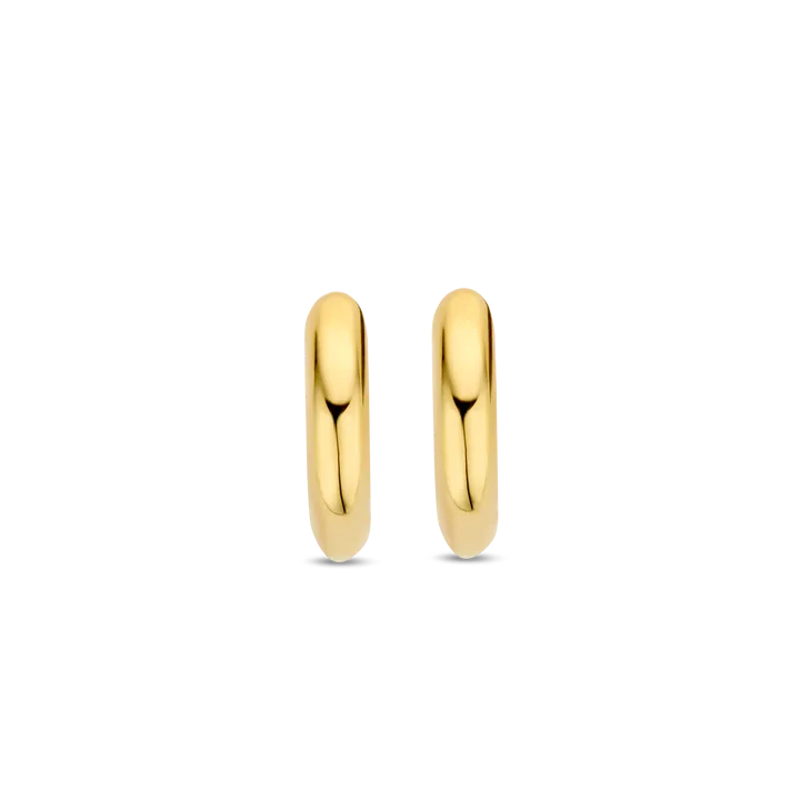 Boucles d'oreilles Créoles TI SENTO - Plaqué Or (7954YS)