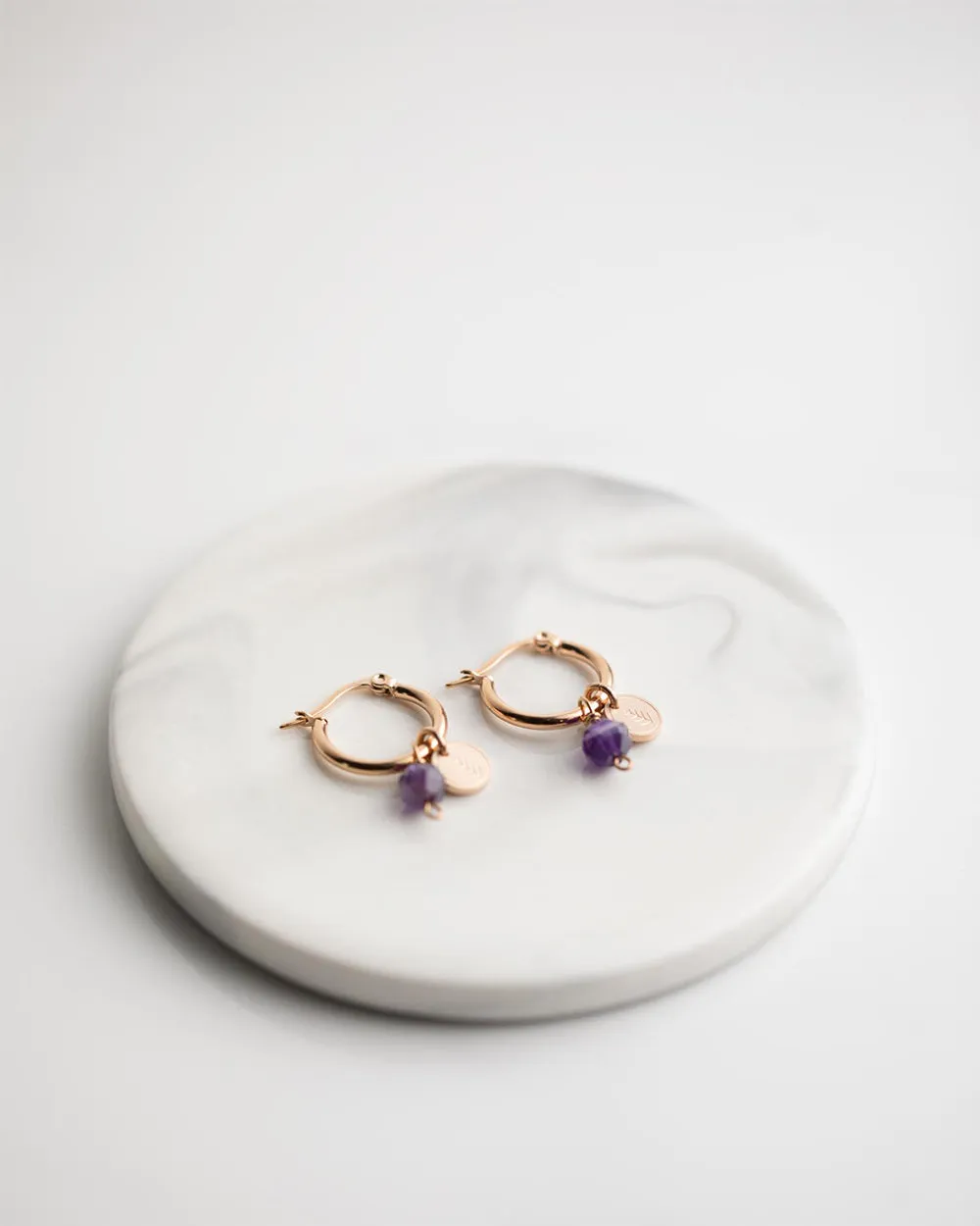 Boucles d'oreilles Didyma - Afti Violet (AF6)