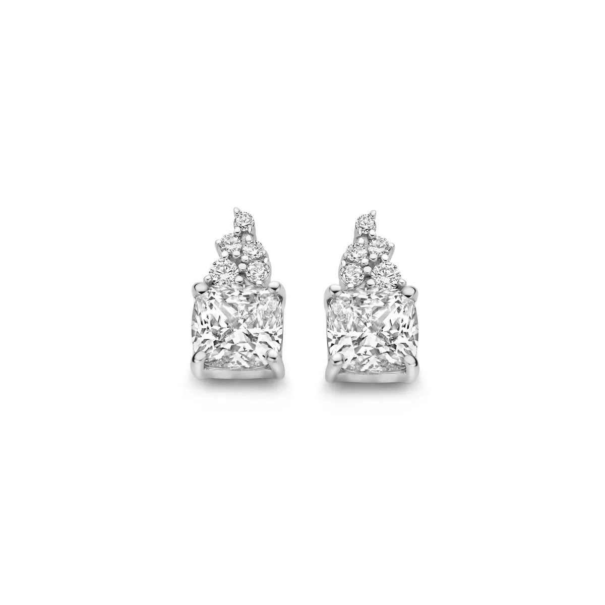 Boucles d'oreilles Naiomy - Argent et zircons (N3Y56)