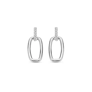 Boucles d'oreilles Naiomy - Argent et zircons (N4H59)