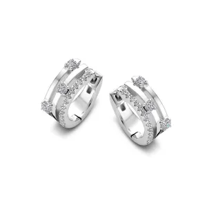 Boucles d'oreilles Naiomy - Argent et zircons (N4S53)