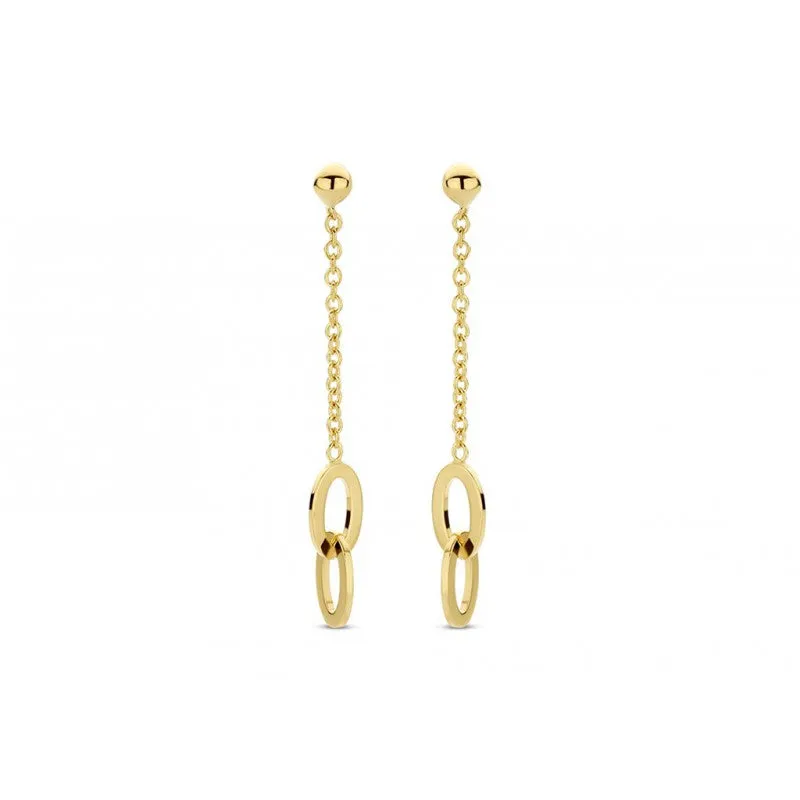 Boucles d'oreilles pendantes - Or Jaune (GO3547GE)