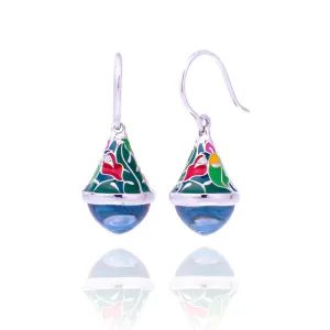 Boucles d'oreilles UNA STORIA - Jungle, Argent et Zircons (BO121204)