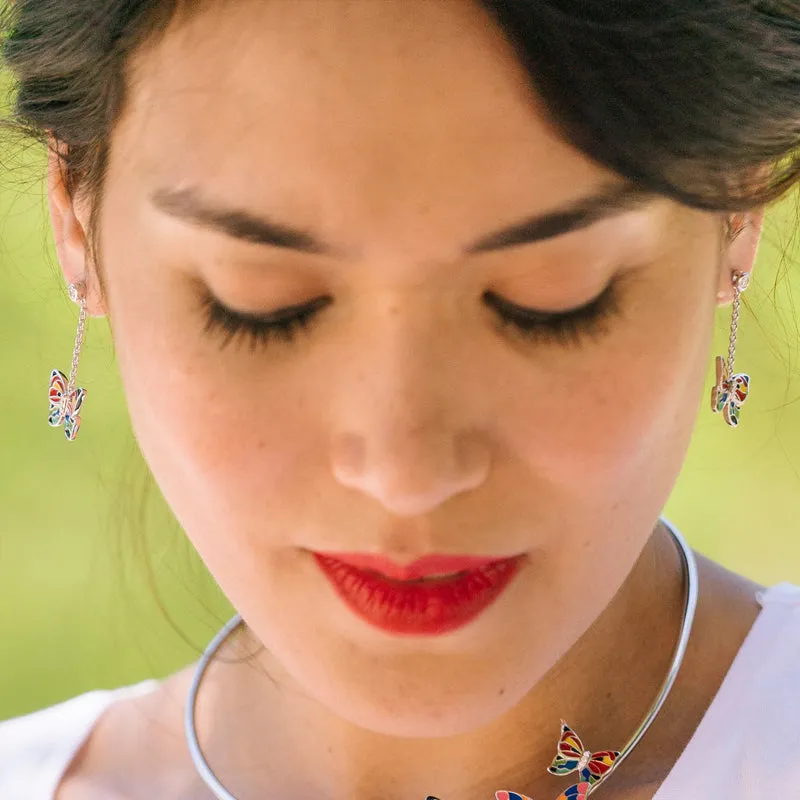 Boucles d'oreilles UNA STORIA - Papillons, Argent (BO121100)