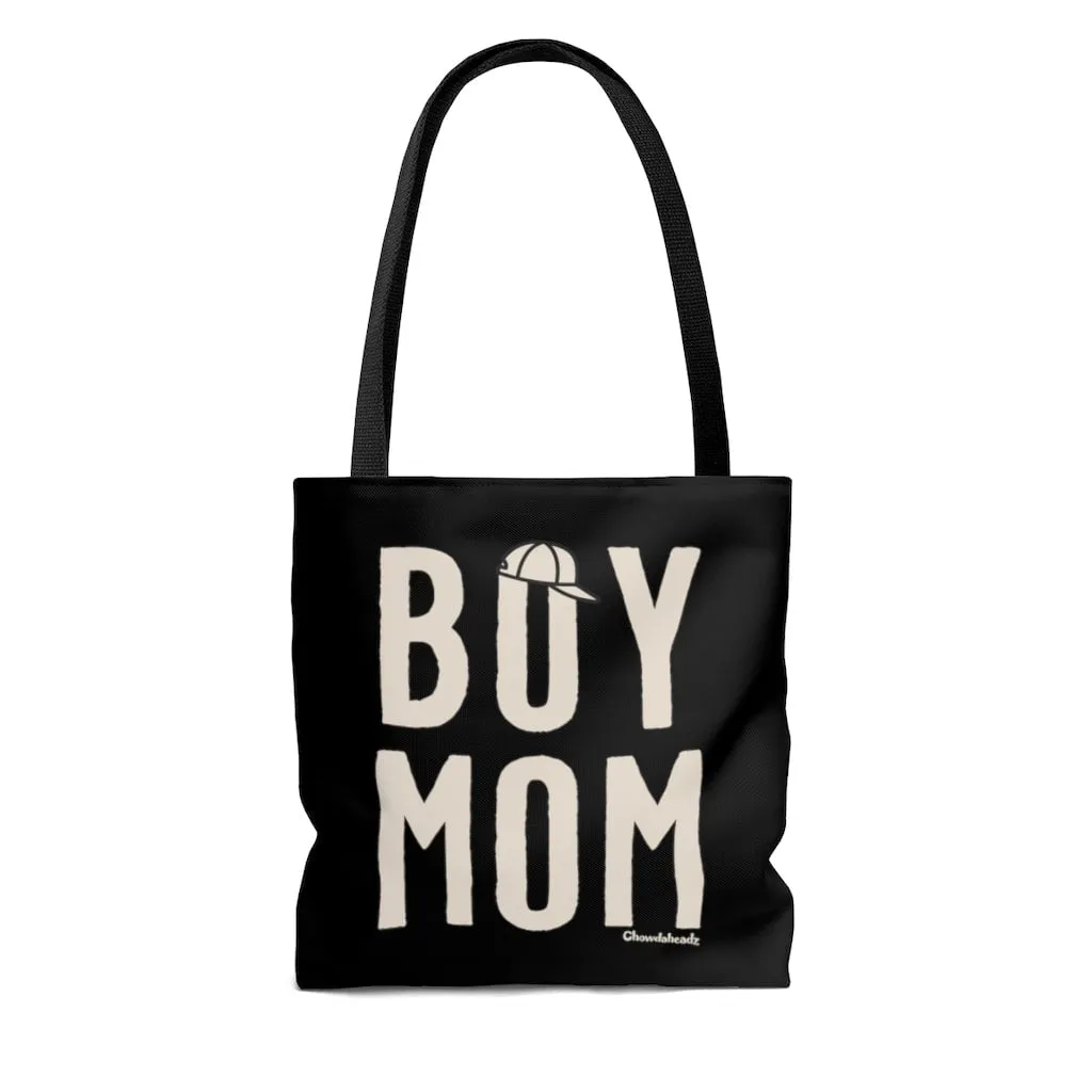 Boy Mom Tote Bag