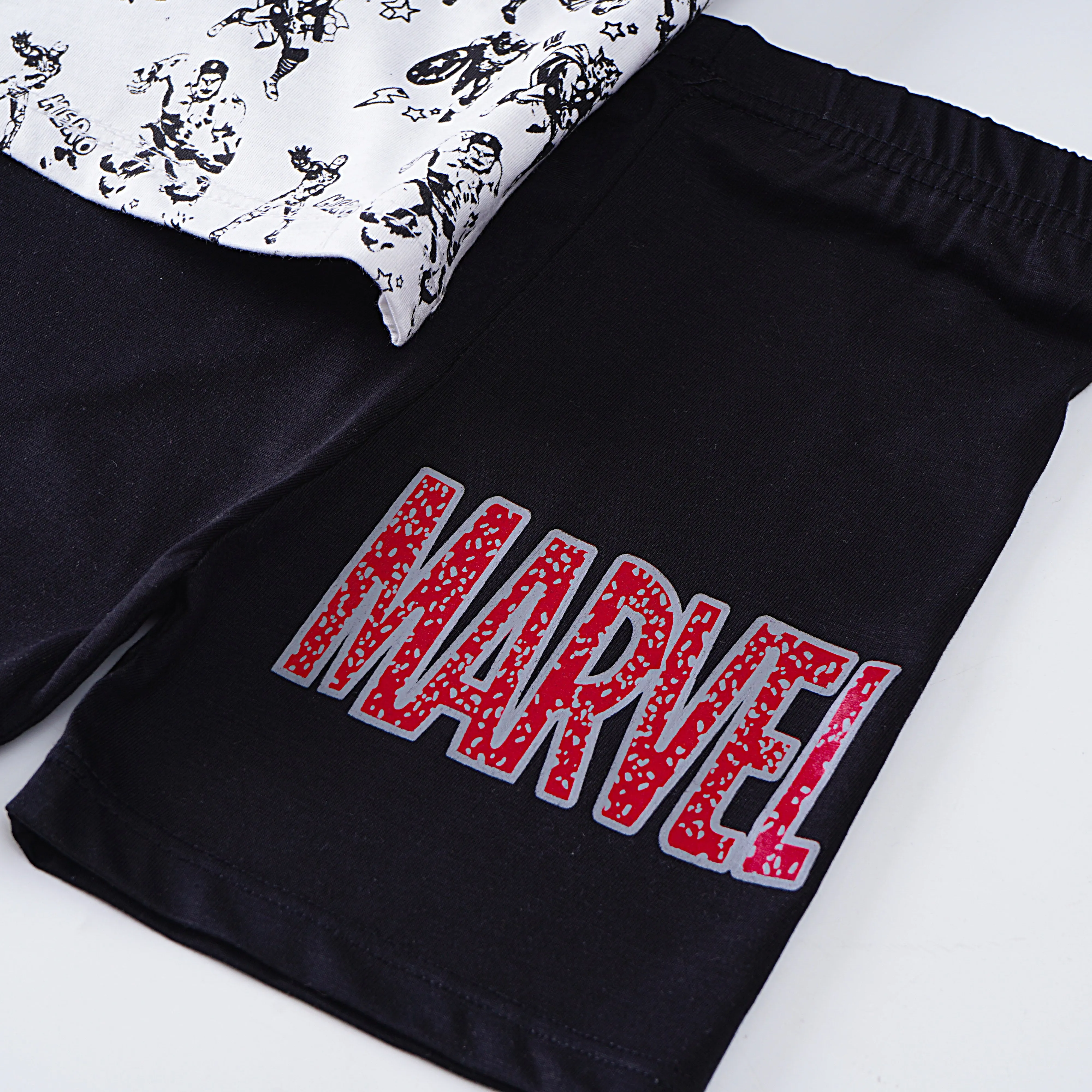 Boys Half Sleeves 2 Piece Suit (Marvel)