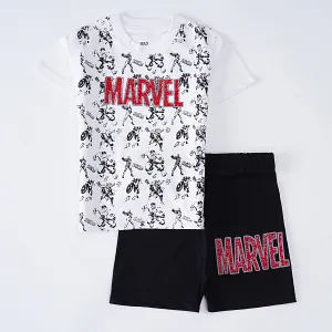 Boys Half Sleeves 2 Piece Suit (Marvel)