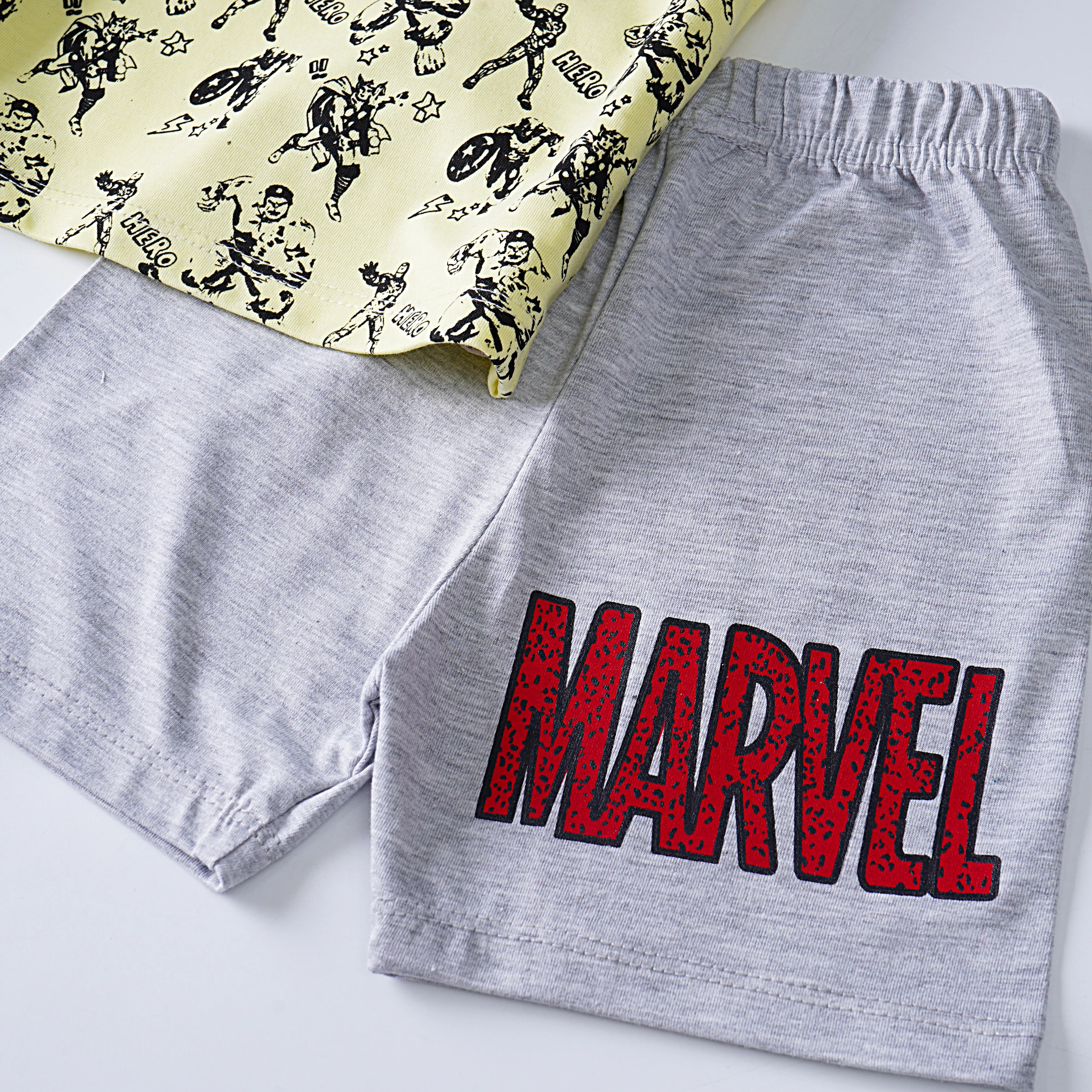 Boys Half Sleeves 2 Piece Suit (Marvel)