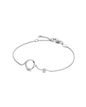 Bracelet FJF - Circle, Argent et Zircons (FJF0050005SW)