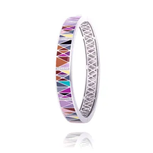 Bracelet Jonc UNASTORIA - Moderna, Argent et Zircons (JO16002)