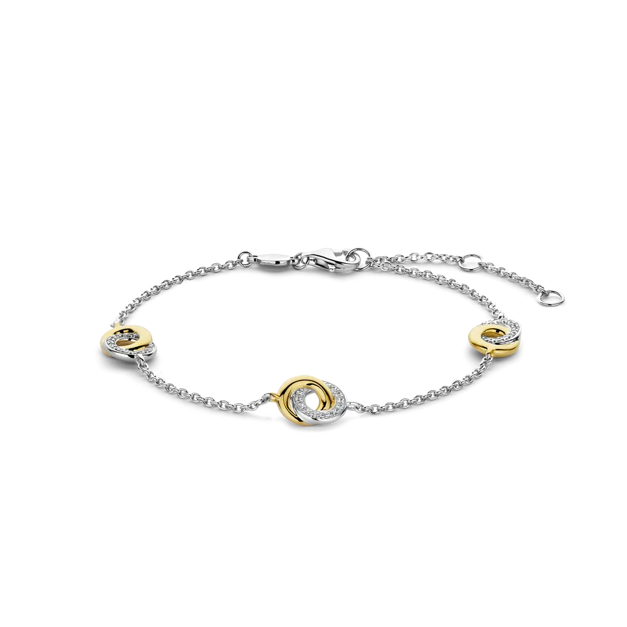 Bracelet TI SENTO - Argent bicolore doré (2925ZY)