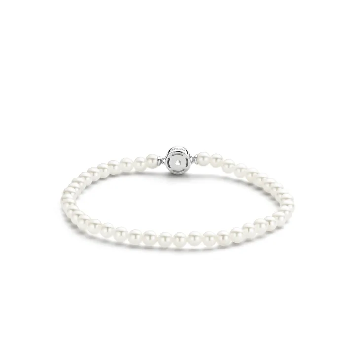 Bracelet TI SENTO - Argent, Perles et zircons (2775PW)
