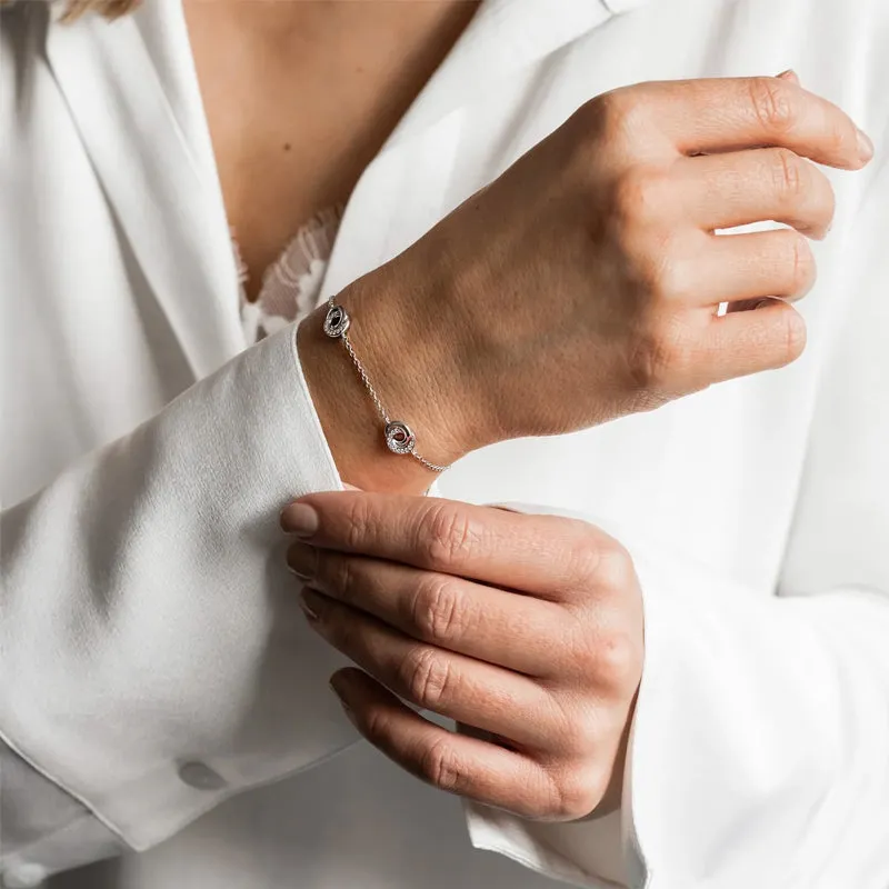 Bracelet TI SENTO - Argent, zircons (2925ZI)