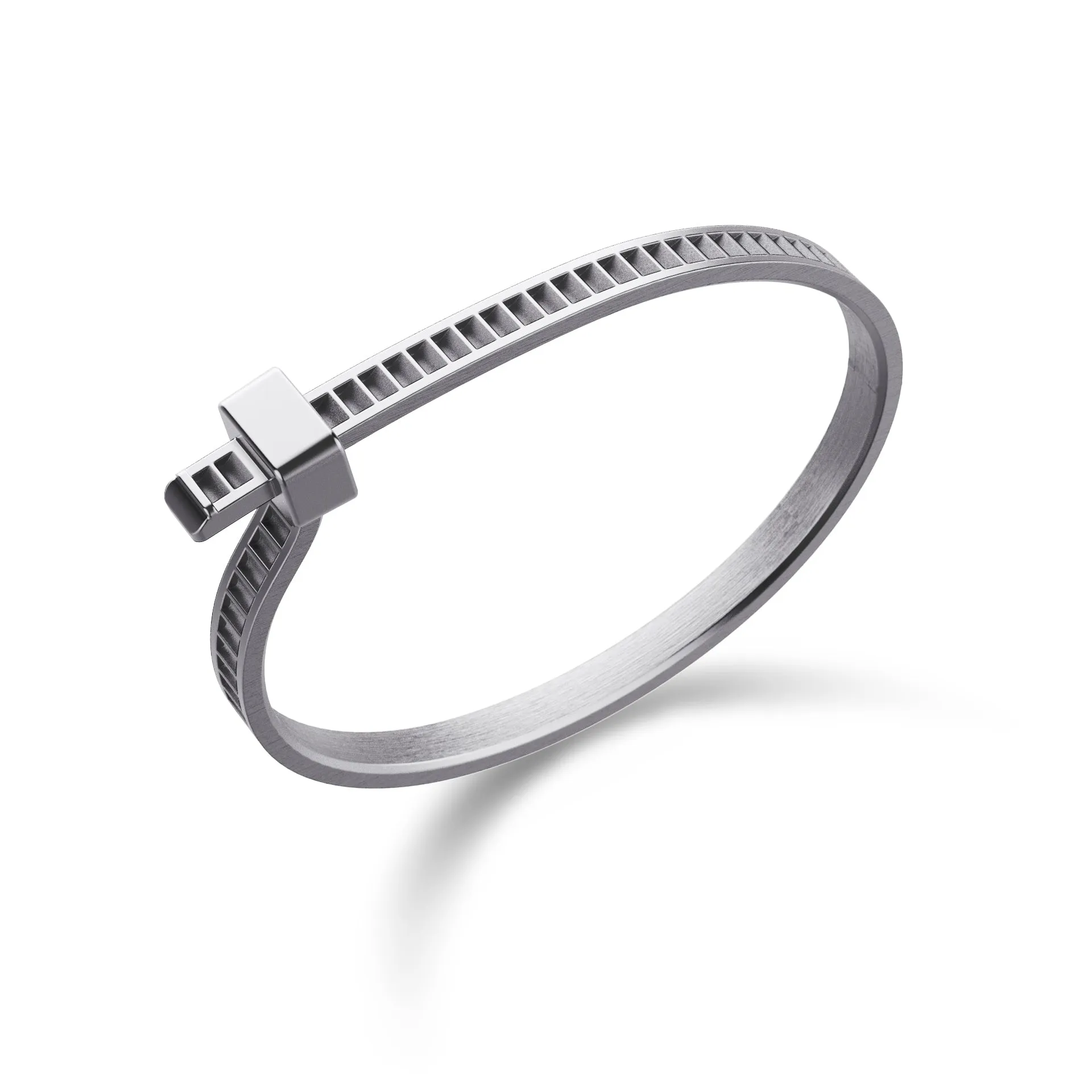 Bracelet Unknow Brand - Bind me Argent, rigide (BMAG20)