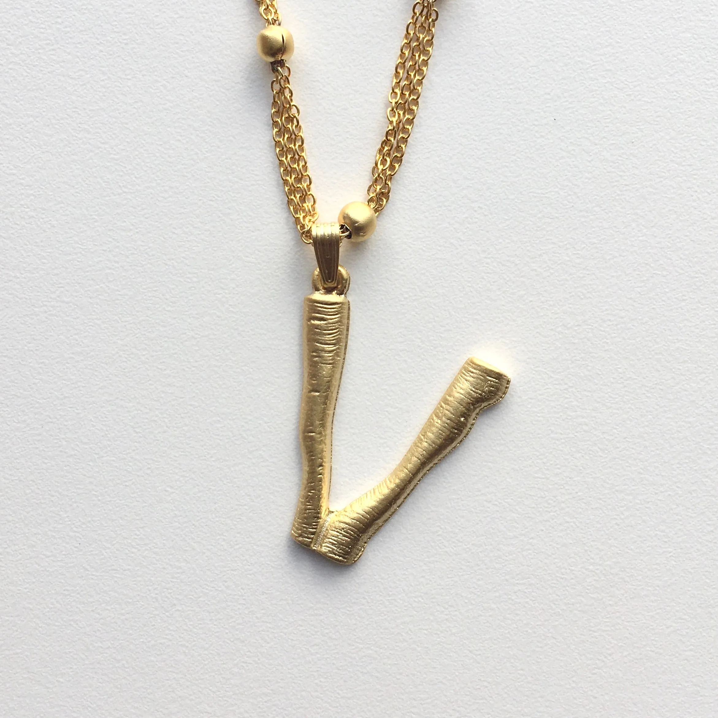 BRASS "INITIAL" PERSONALIZED PENDANT MADE IN TURKEY AND #1 TRENDSETTER STYLE