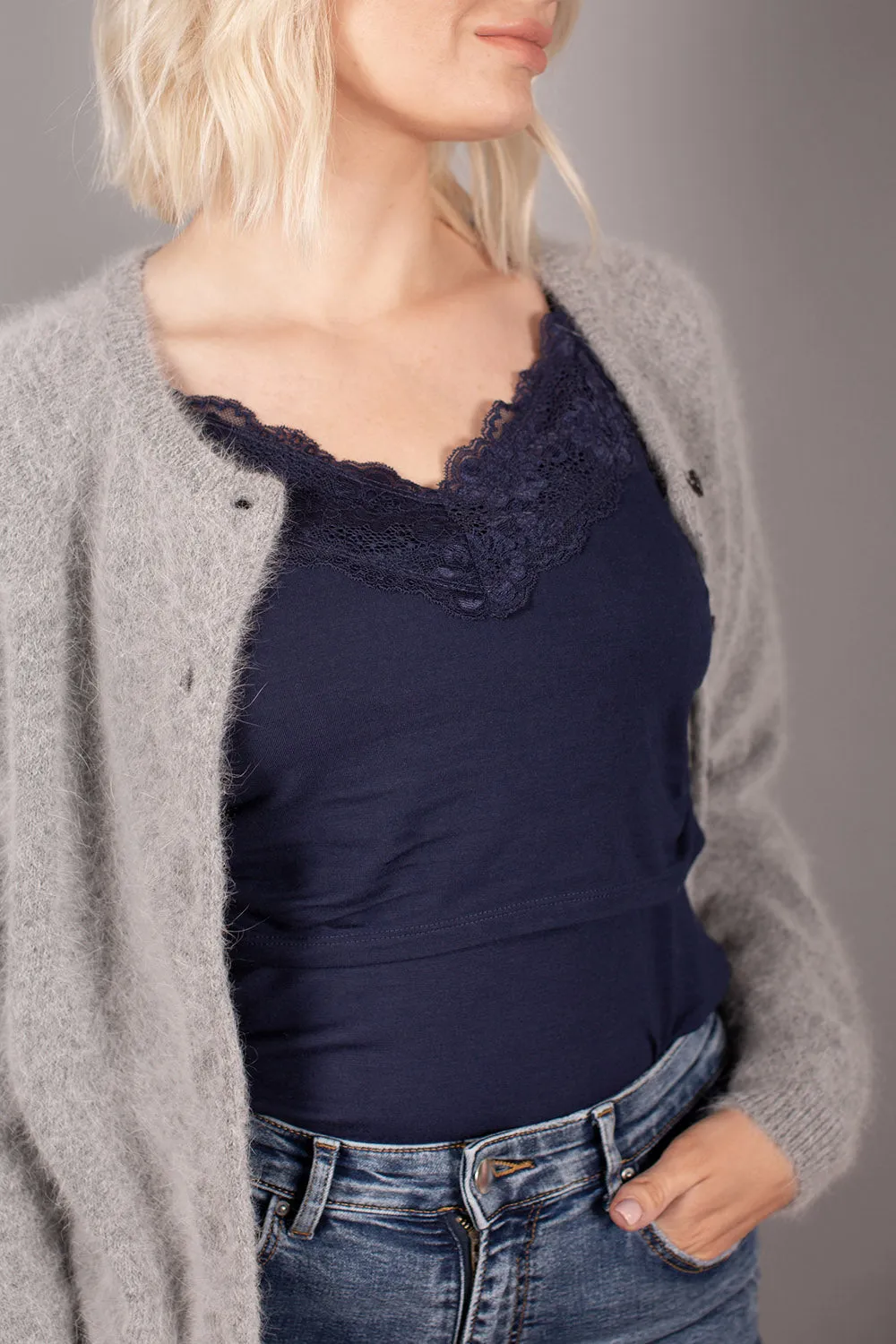 Breastfeeding Cami in Midnight *PreLoved*