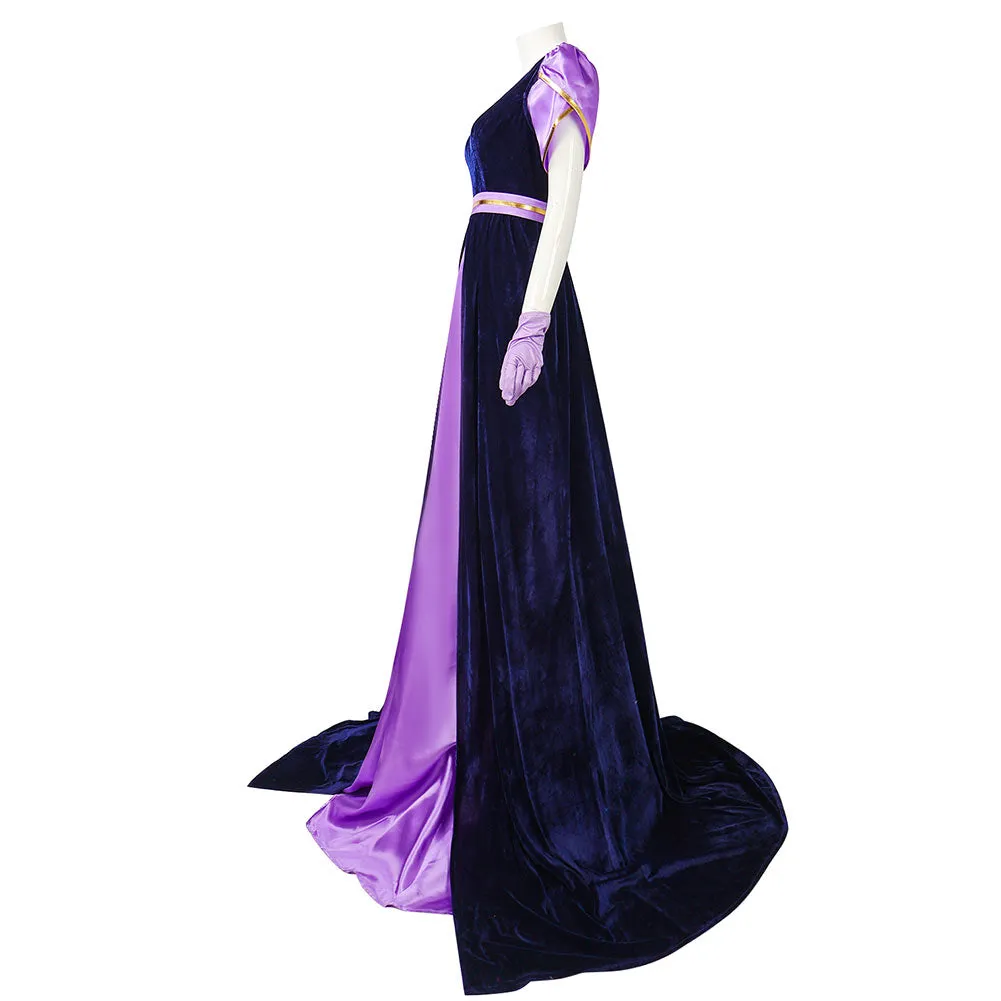 Bridgerton Season 2 Kate Sharma TV Character Purple Dress Cosplay Costume Outfits Halloween Carnival Suit