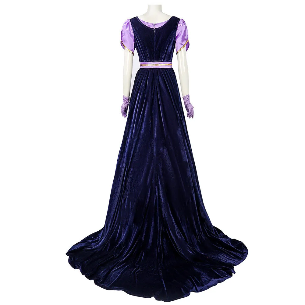 Bridgerton Season 2 Kate Sharma TV Character Purple Dress Cosplay Costume Outfits Halloween Carnival Suit
