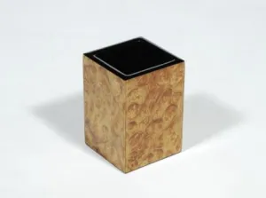 Brush Holder Walnut Burl - Pacific Connections