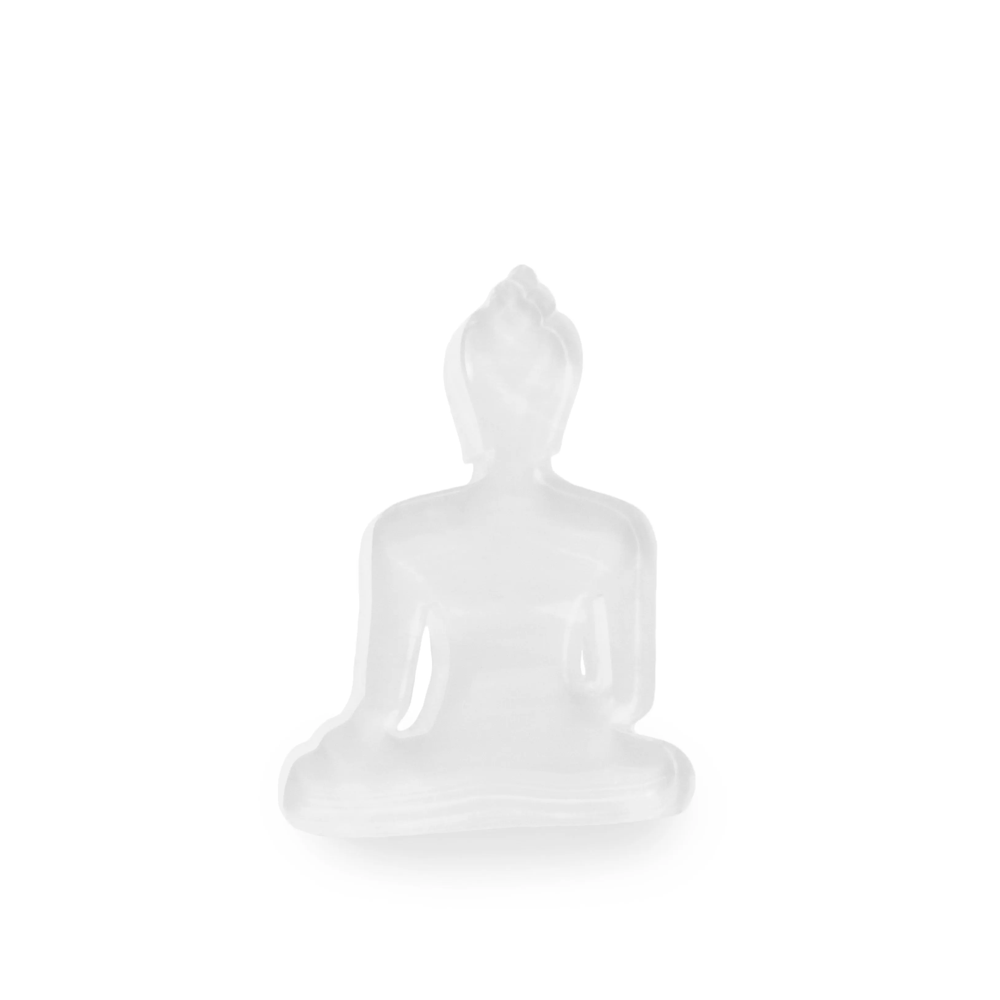 Buddha statue set of 3 - Black, White and Red