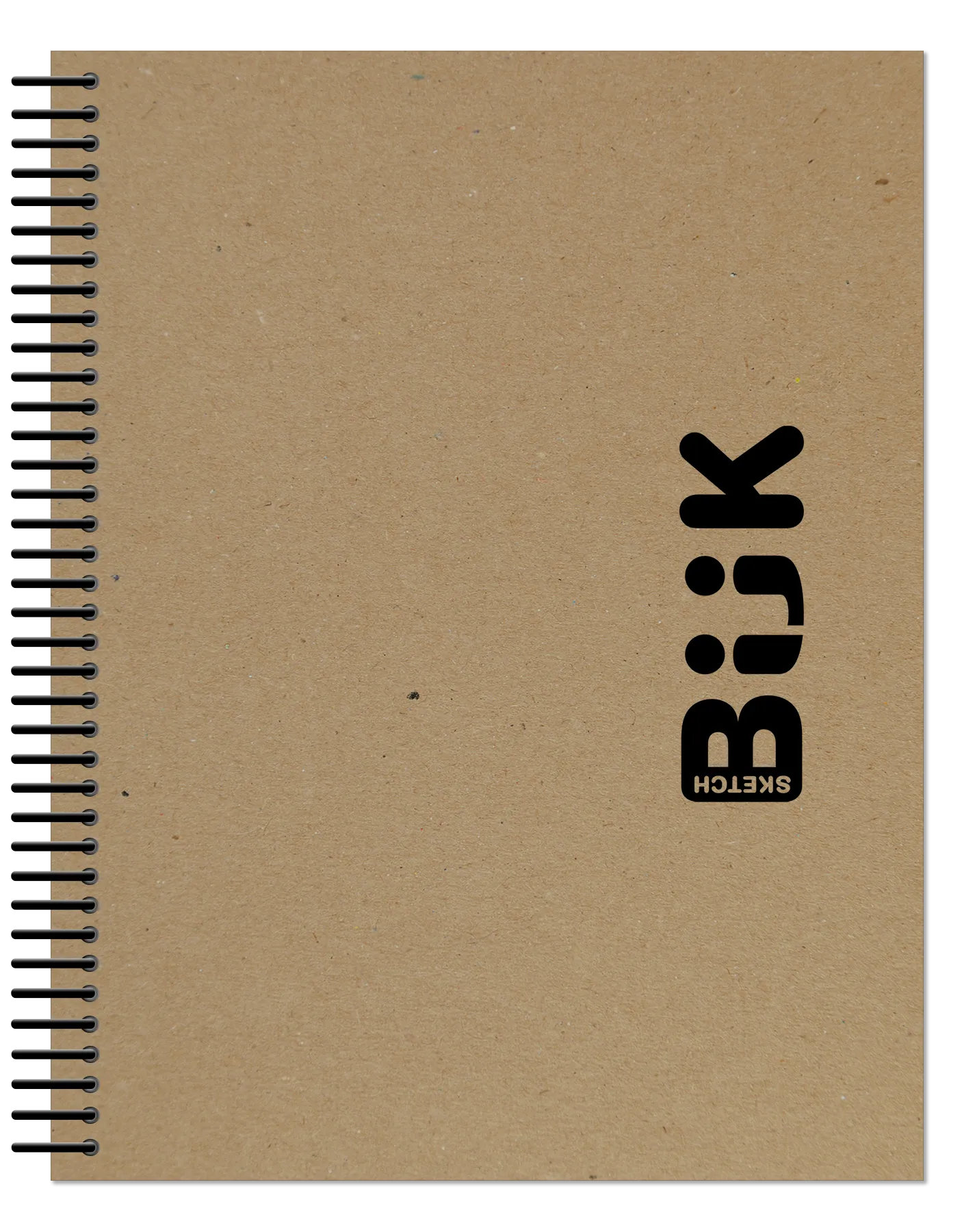 BUK brand Sketchbook. Spiral Bound. Left Spine. Multi-Media. (8.5" x 11") SB-50100-LS