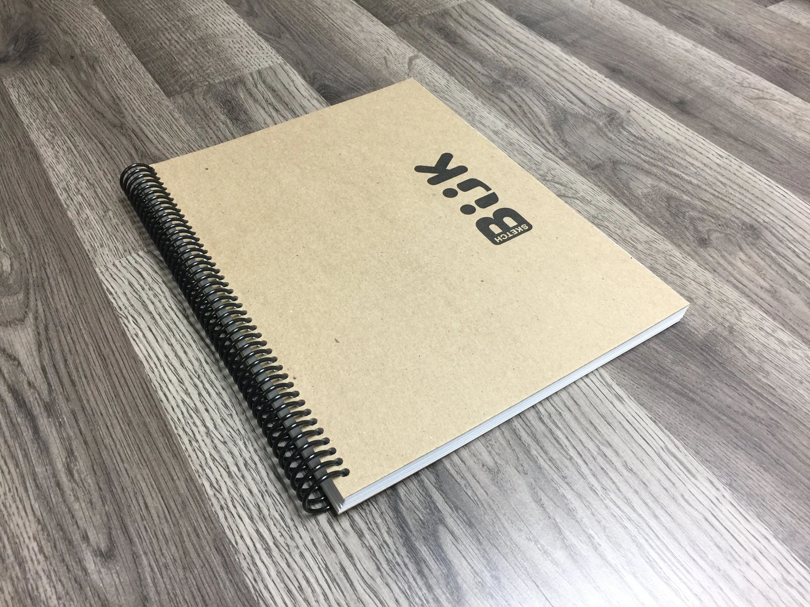 BUK brand Sketchbook. Spiral Bound. Left Spine. Multi-Media. (8.5" x 11") SB-50100-LS