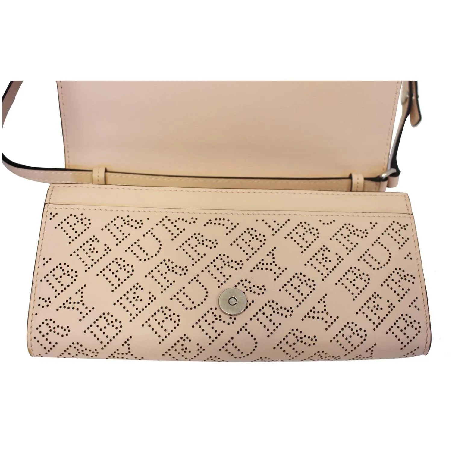 BURBERRY Hampshire Perforated Leather Crossbody Bag