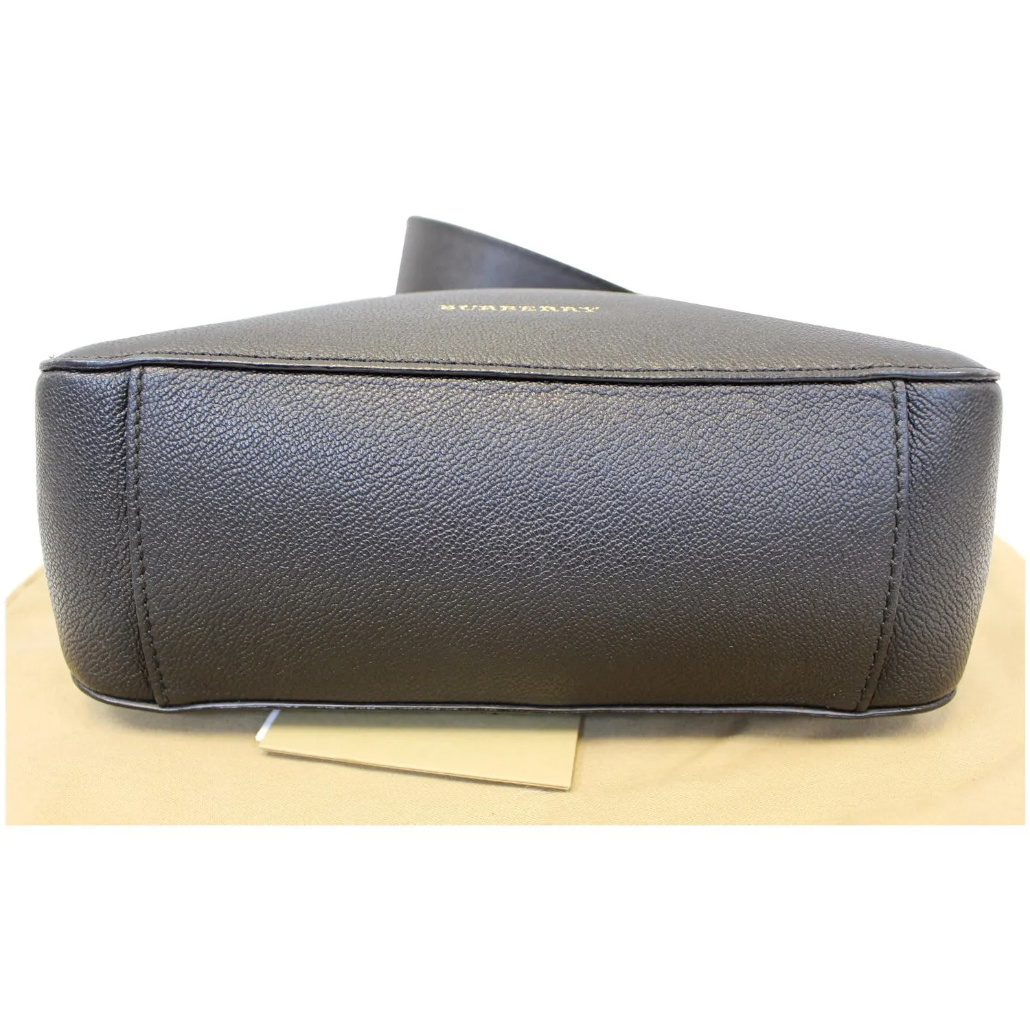 BURBERRY Helmsley House Check Grained Leather Crossbody Bag