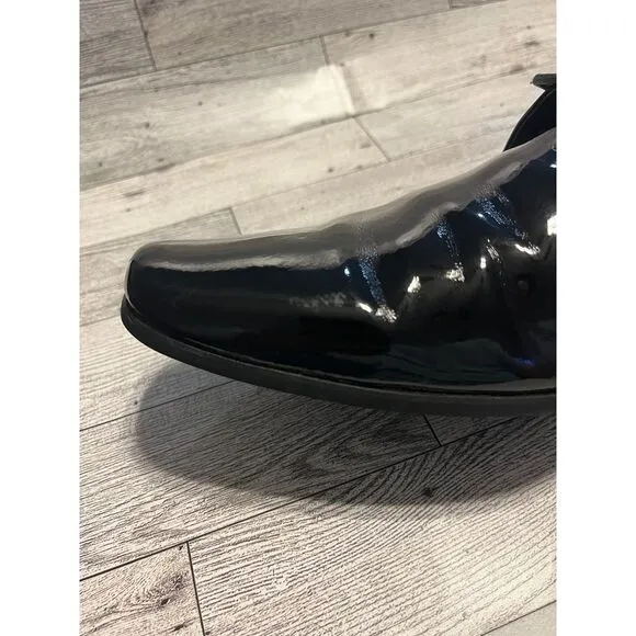 Calvin Klein Mens Black Dress Shoes, Size 13‎