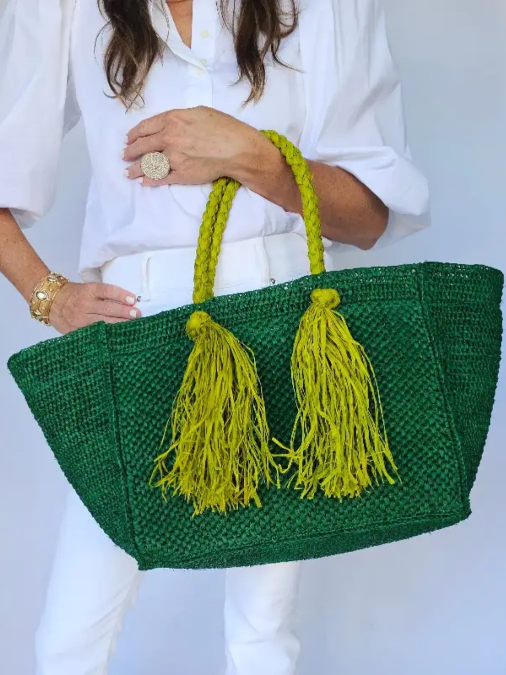 Camilla Raffia Bag