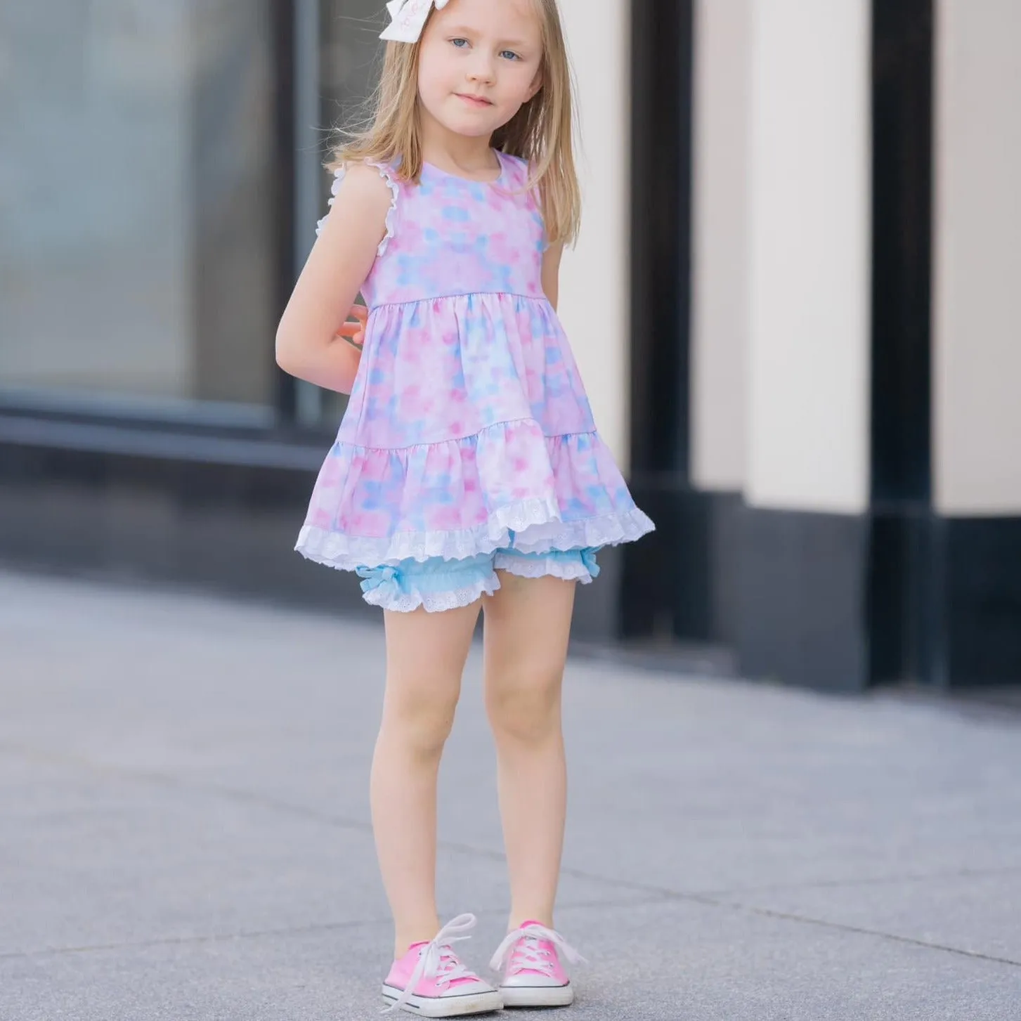 Candy Heart Tie Dye Tunic only (cap or sleeveless)