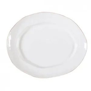 Cantaria Large Oval Platter - White